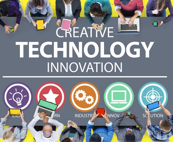 Creative technologie inovace koncepce — Stock fotografie