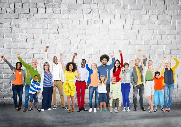 Groupe de personnes de diversité — Photo