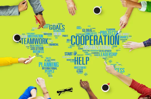 Coorperación Business Teamwork Concept —  Fotos de Stock