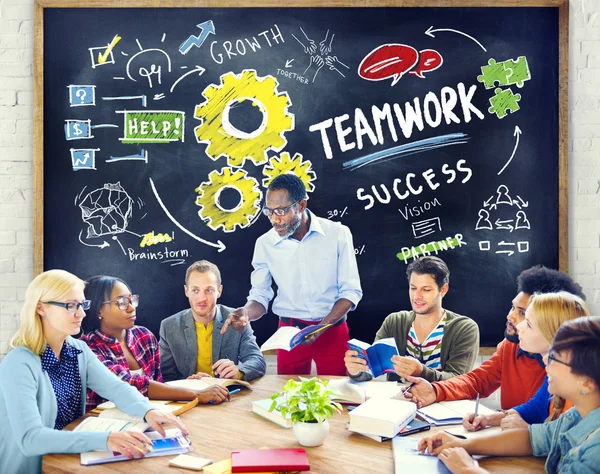 Formazione del team di lavoro di squadra — Foto Stock