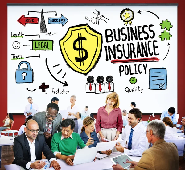 Business Insurance Policy Guard Concept — Stock Photo, Image