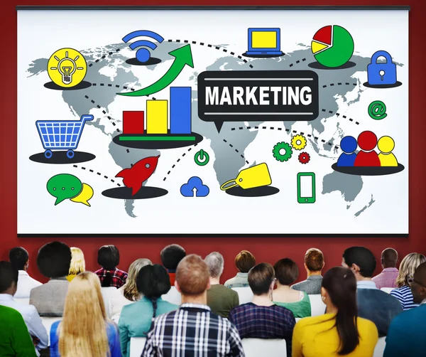 Marketingstrategie Branding Concept — Stockfoto