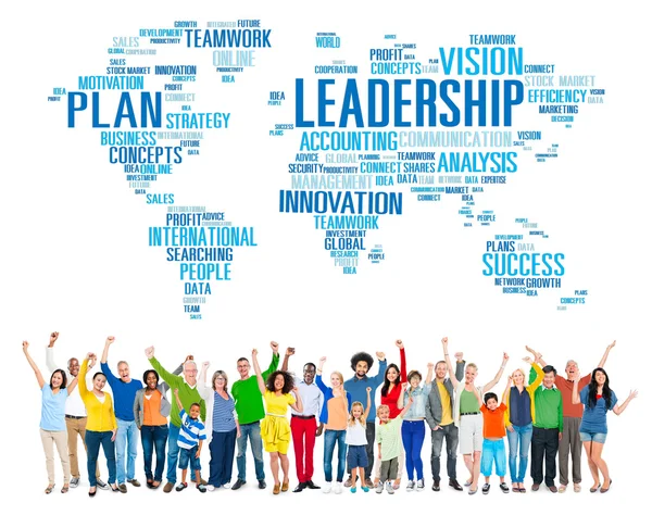 Concetto di Leadership Management — Foto Stock