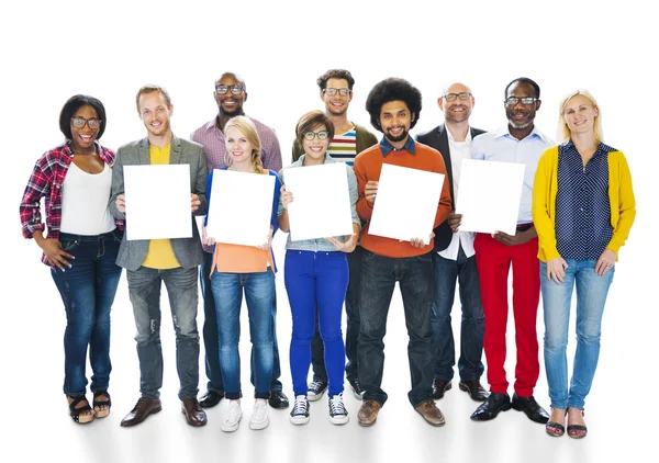 Diversa diversità etnica etnicità variabilità unità concetto di squadra — Foto Stock