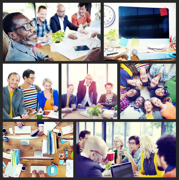 Grupo de personas Concepto de equipo de trabajo — Foto de Stock