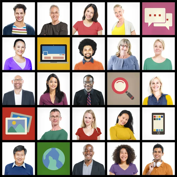 Diversiteit mensen concept — Stockfoto