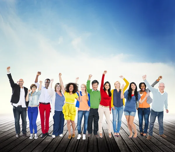 Diversità Celebrazione delle persone Successo — Foto Stock