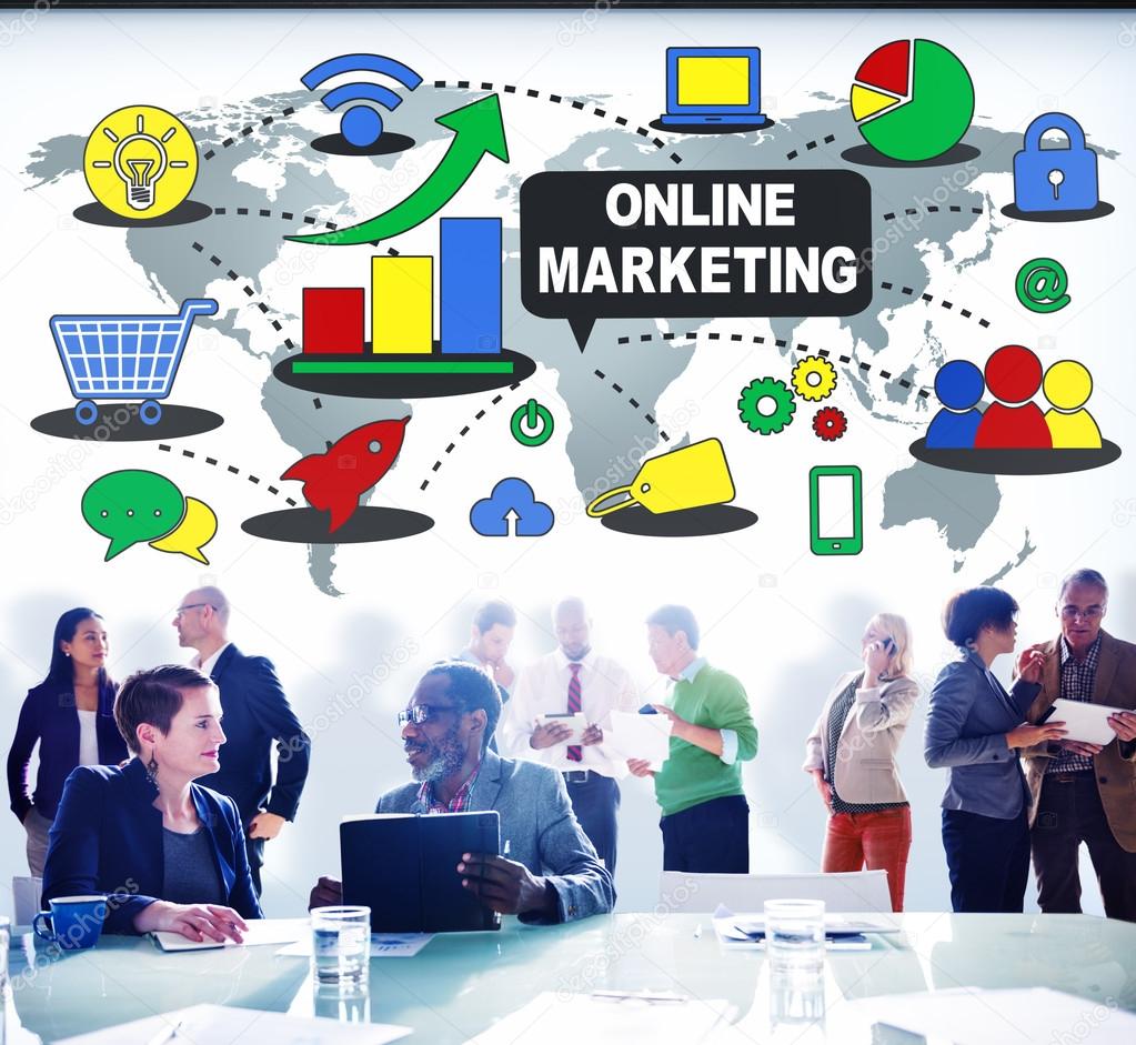 Online Marketing Promotion Concept