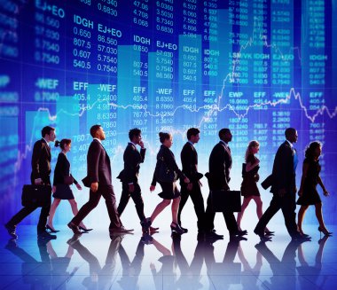 iş adamları ve takım çalışması kavramı