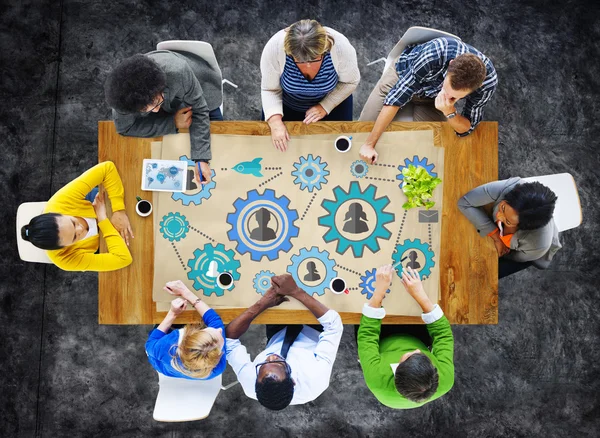 Gemeenschap Team partnerschap samenwerking bedrijfsondersteuning — Stockfoto