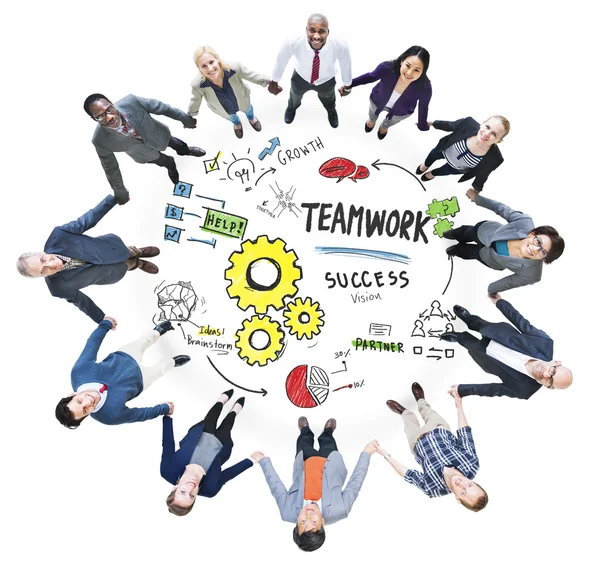 Teamwork Team Geschäftskonzept — Stockfoto