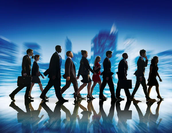 Business People Walking in City — Stock Photo, Image