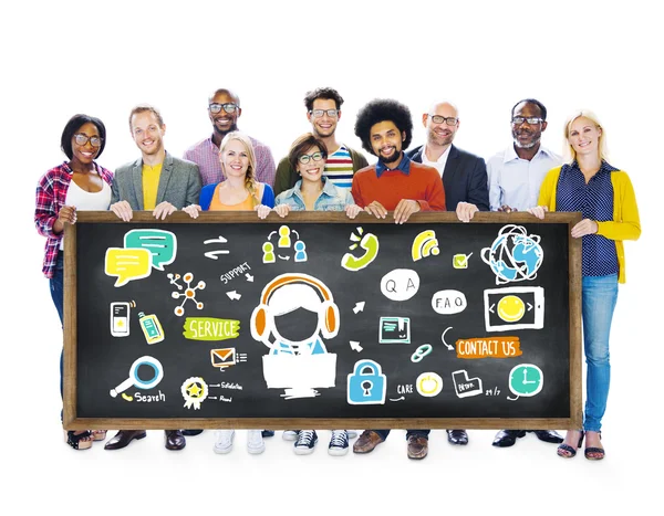 Group of people Customer Service — Stock Photo, Image