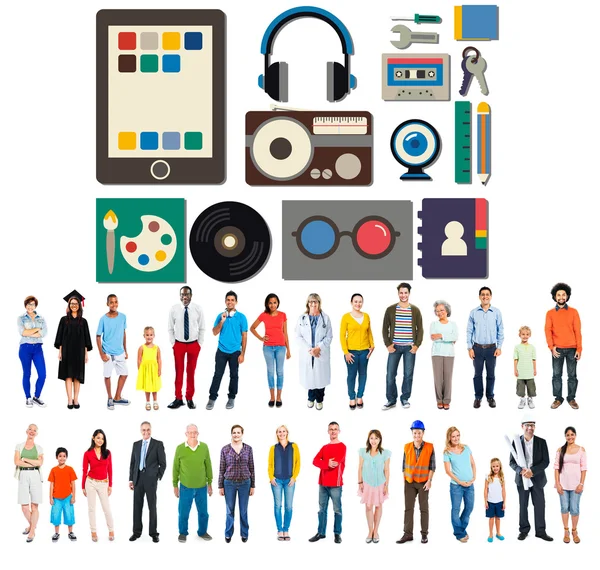 Group of diversity people — Stock Photo, Image