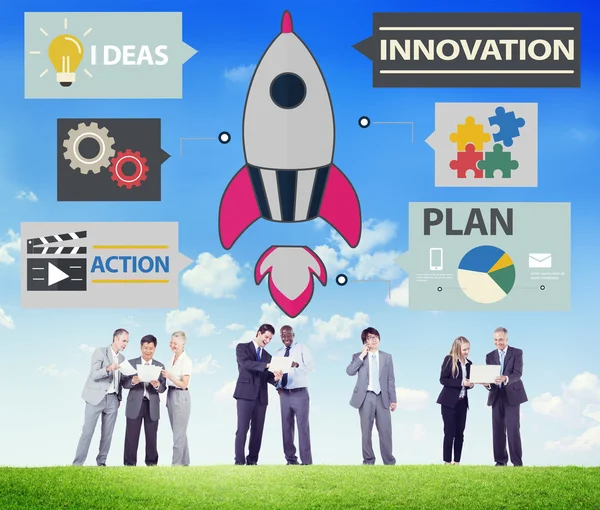 Innovatie strategie bedrijfsconcept — Stockfoto