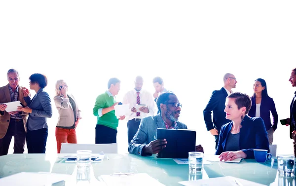 Reunión del Grupo de Personas en la Oficina —  Fotos de Stock