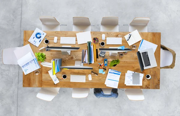 Contemporary Office Table — Stock Photo, Image