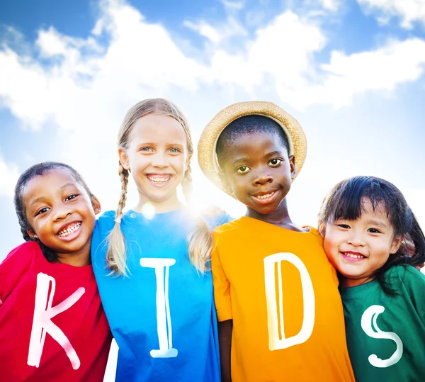 Diversity Children friendship — Stock Photo, Image