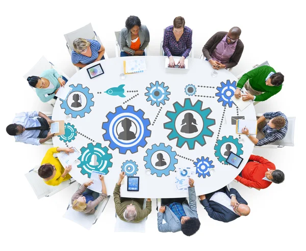 Community Business Team Partnership Collaborazione Supporto — Foto Stock