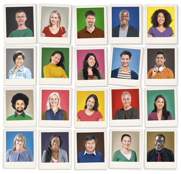 Diversity Faces, Community Concept — Stock Photo, Image