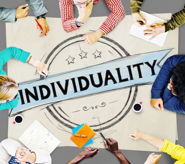 Individuality Independence Person Concept — Stock Photo, Image