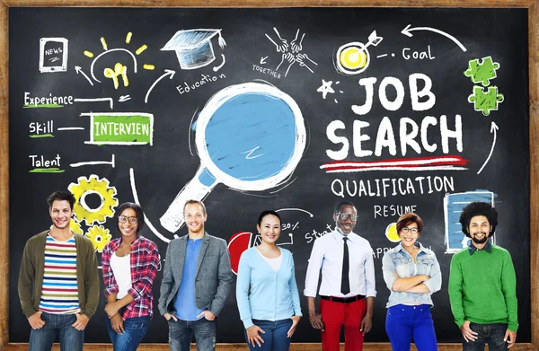 Bedrijfsconcept carrière Job Search — Stockfoto
