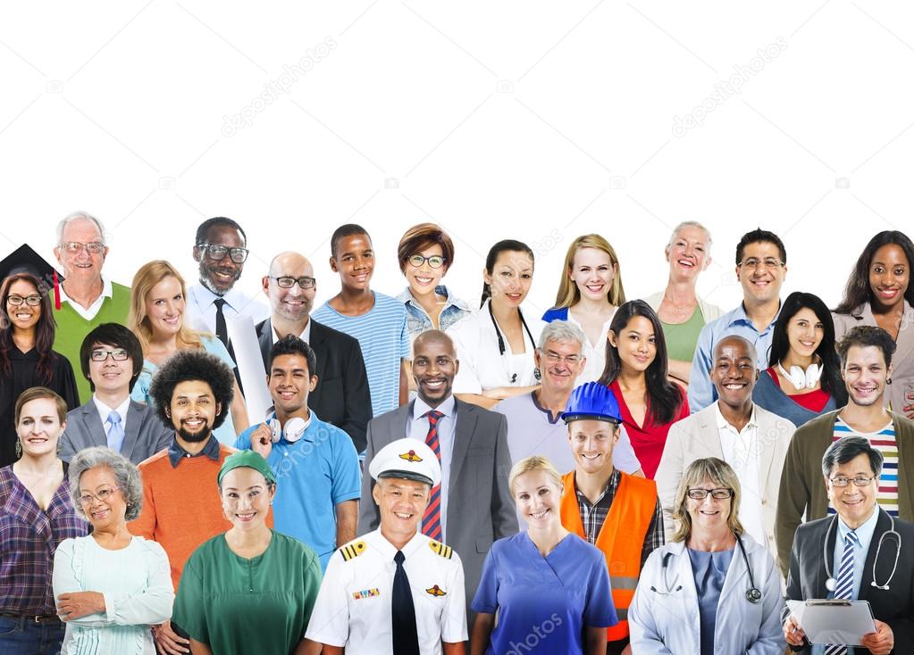 group of diversity people