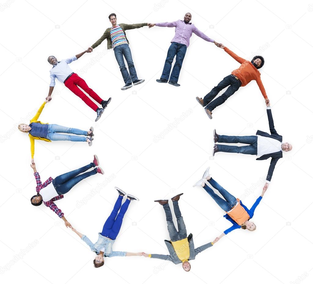 Diversity Organization Support Teamwork Concept