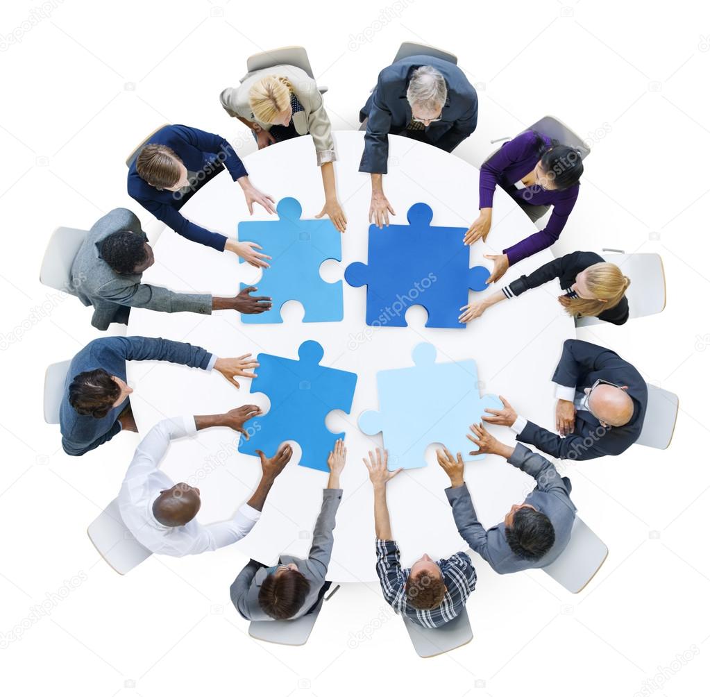 Teamwork Meeting Organizing Concept