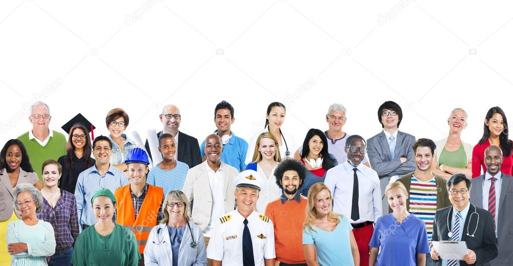 group of diversity people