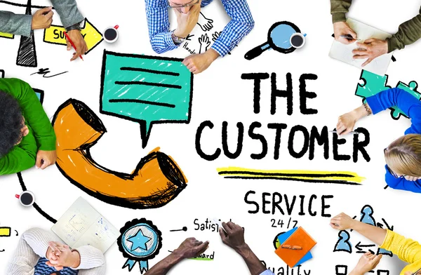 The Customer Service  Concept — Stock Photo, Image