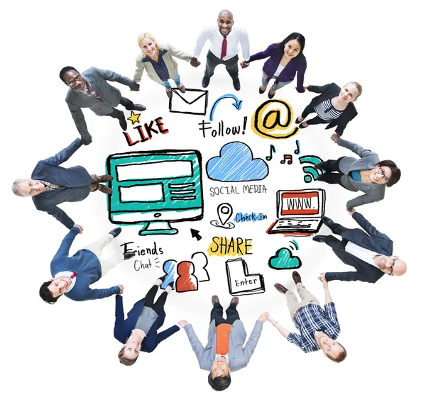 Concepto de medios sociales —  Fotos de Stock