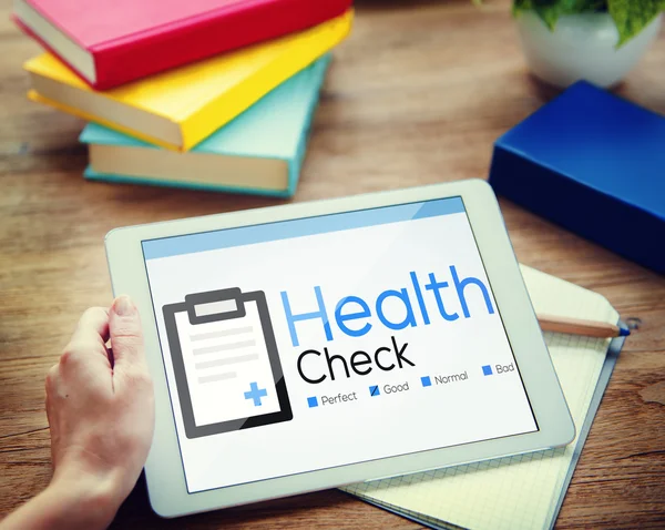 Health Check diagnos analys koncept — Stockfoto