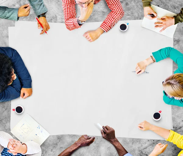 Lavoro di squadra Concetto di discussione — Foto Stock