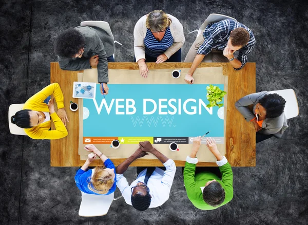 Concetto di Web Design Www — Foto Stock