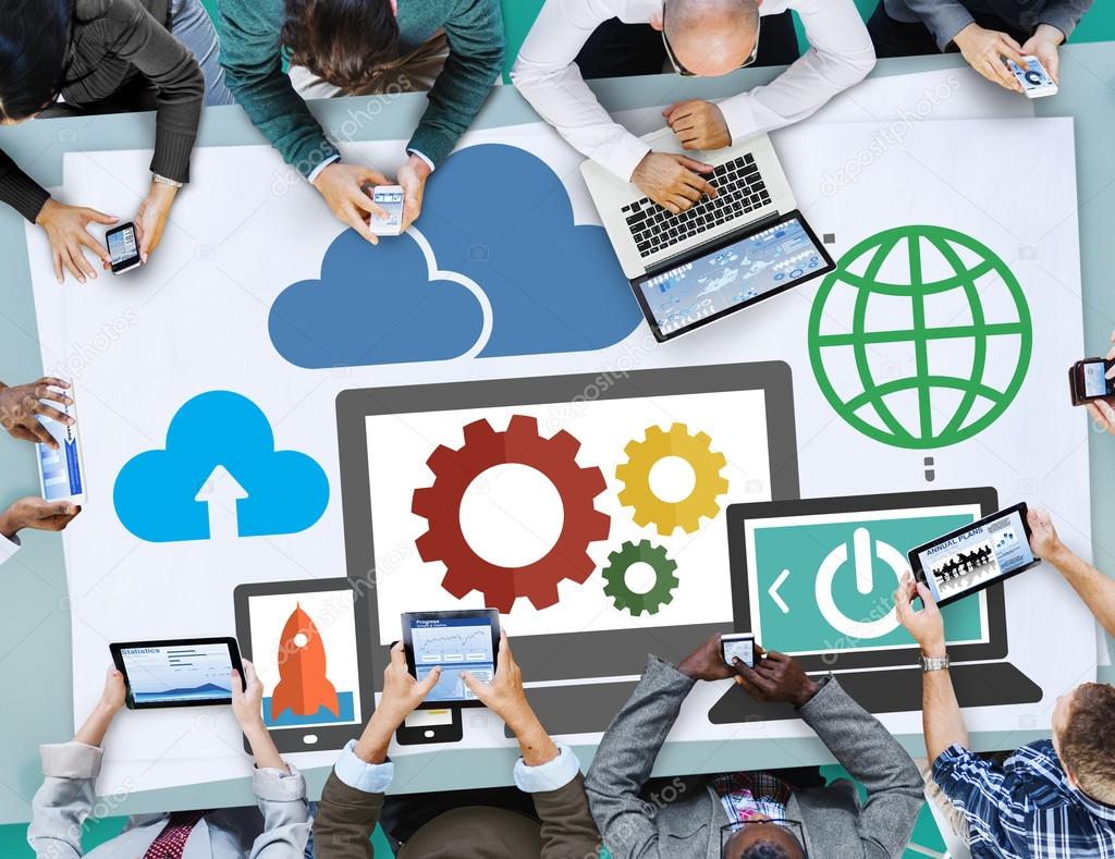 Cloud Computing Network Online Concept