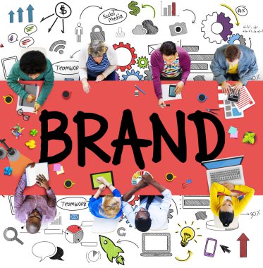 Marka bağlantı fikir teknoloji kavramı