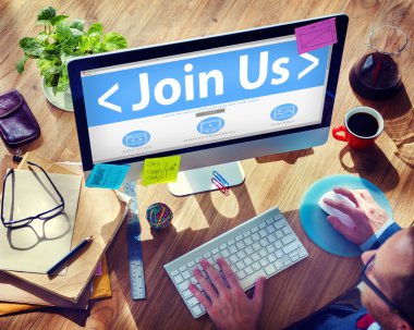 Web Tasarımcısı ve ofis tasarım - kavram çalışan Office