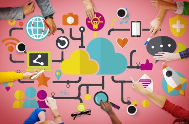 Sosyal Medya teknoloji bağlantı kavramı