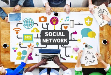 Sosyal Medya ağ bağlantı kavramı