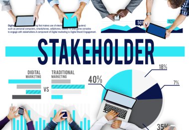 Stakeholder Marketing Contributor Concept clipart