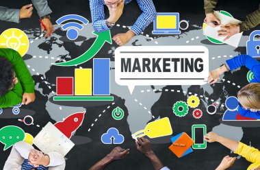 Küresel iş büyüme kavramı pazarlama