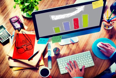 Farklı insanlar ve çubuk grafik kavramı