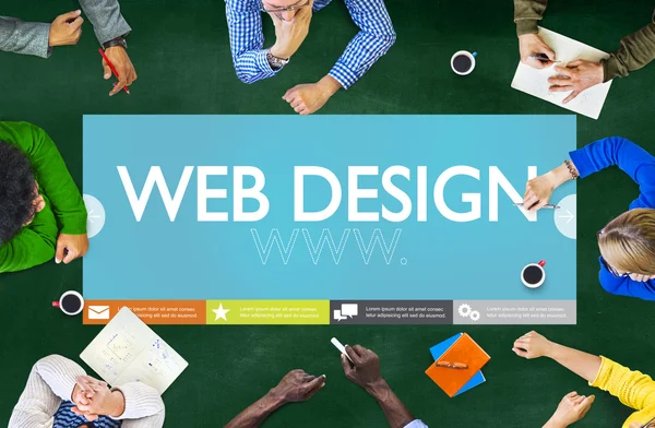 Www Concepto de Diseño Web —  Fotos de Stock