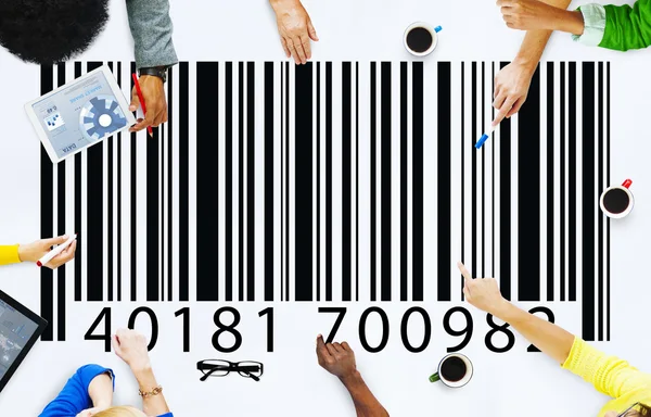 Barcode-Identitätskonzept — Stockfoto