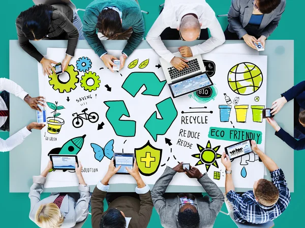 Recycle verminderen hergebruik Eco Concept — Stockfoto