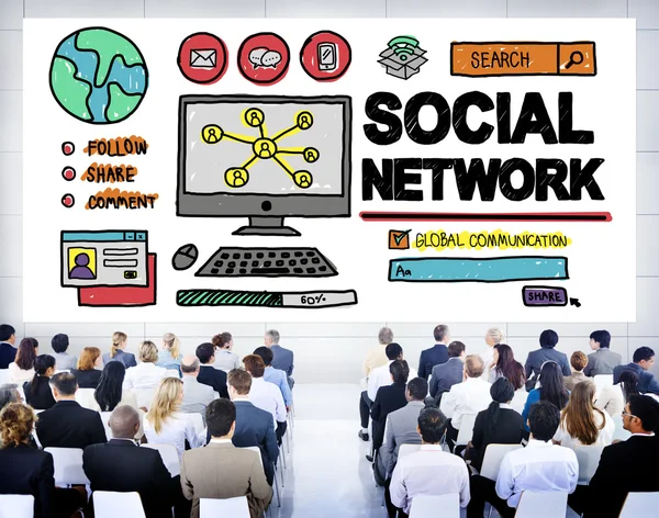 Social Network Concept — Stock Photo, Image