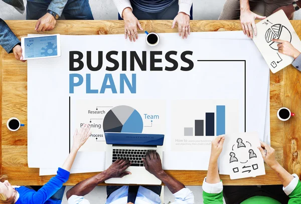 Business Plan strategie Concept — Stockfoto