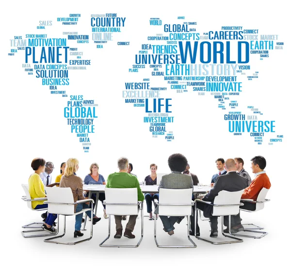 Världen globalisering liv Planet koncept — Stockfoto