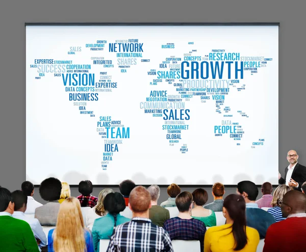 Growth Sales Vision Team Concept — Stock Photo, Image